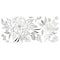 RoomMates Beth Schneider Floral Sketch Peel & Stick Giant Wall Decals